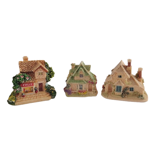 Lilliput Lane 3 Miniature Houses Cottages