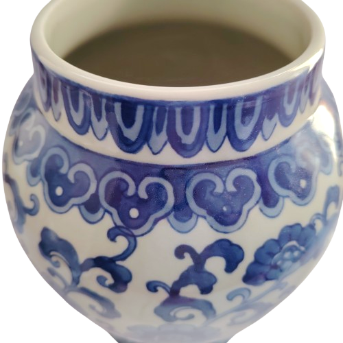 Large Chinese Porcelain Blue and White Ginger Jar