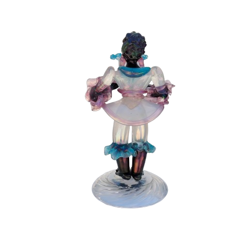 Murano Barovier Blackamoor figure Art Glass Candlestick