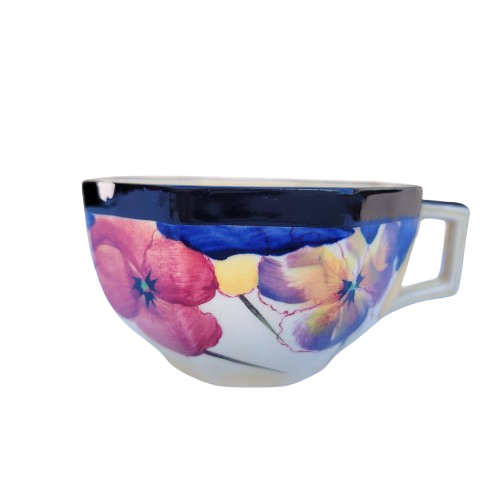 Royal Doulton Art Deco Pansy Cup D4049