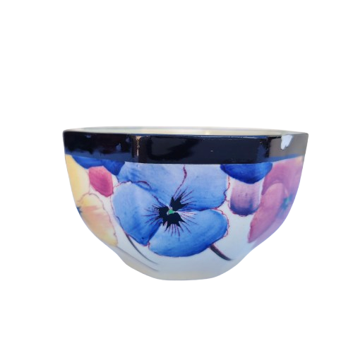 Royal Doulton Art Deco Pansy Cup D4049