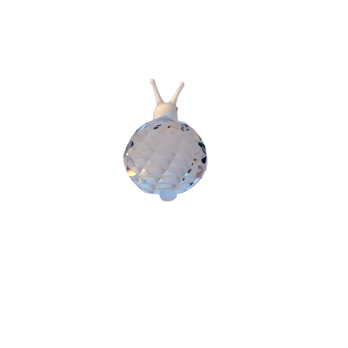 Swarovski Silver Crystal Figurine Snail