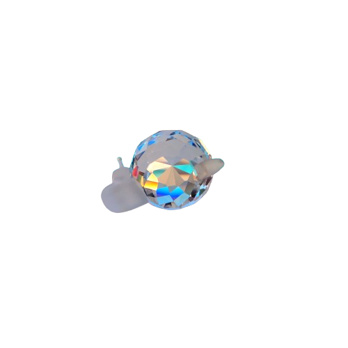 Swarovski Silver Crystal Figurine Snail