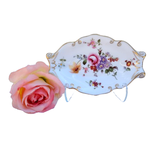 Royal Crown Derby  Derby Posies  Porcelain Bon Bon or Trinket Dish