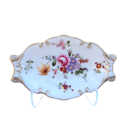 Royal Crown Derby  Derby Posies  Porcelain Bon Bon or Trinket Dish