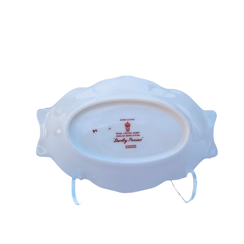 Royal Crown Derby  Derby Posies  Porcelain Bon Bon or Trinket Dish