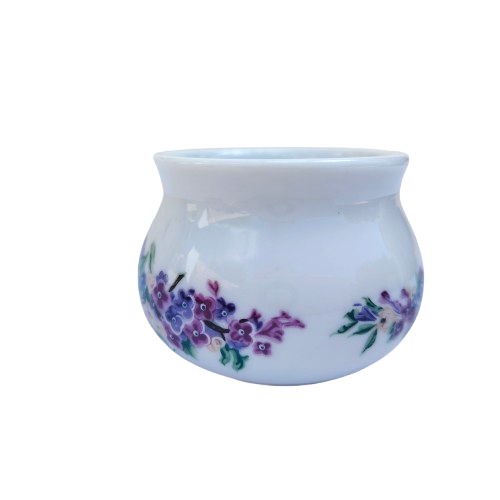 Elizabeth Arden purple violets floral Pot Dish