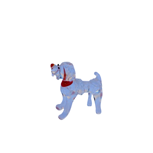 Vintage Murano Hand Blown Art Glass  Dog