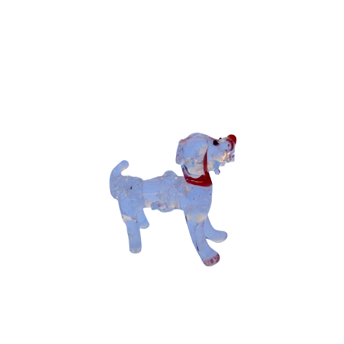 Vintage Murano Hand Blown Art Glass  Dog