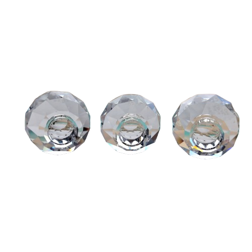 Swarovski Crystal Small Global Round Candleholders