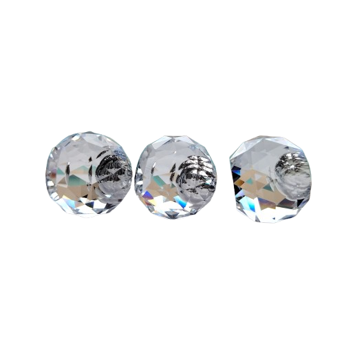 Swarovski Crystal Small Global Round Candleholders