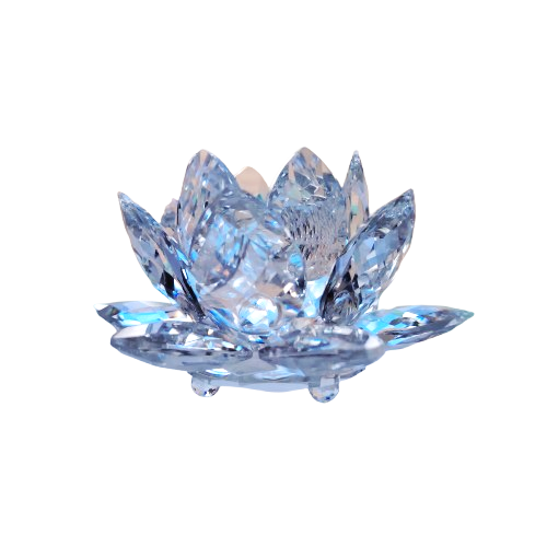 Swarovski Crystal Medium Water Lily Candleholder  Candle holder