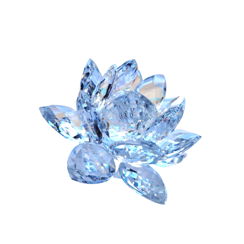Swarovski Crystal Medium Water Lily Candleholder  Candle holder