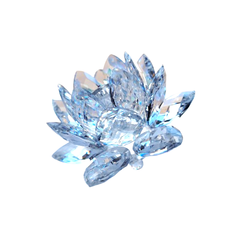 Swarovski Crystal Medium Water Lily Candleholder  Candle holder