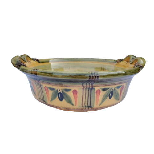 Barocco Valbonne Fait Main Serving Bowl  French Bowls  Serving Dish  Pottery