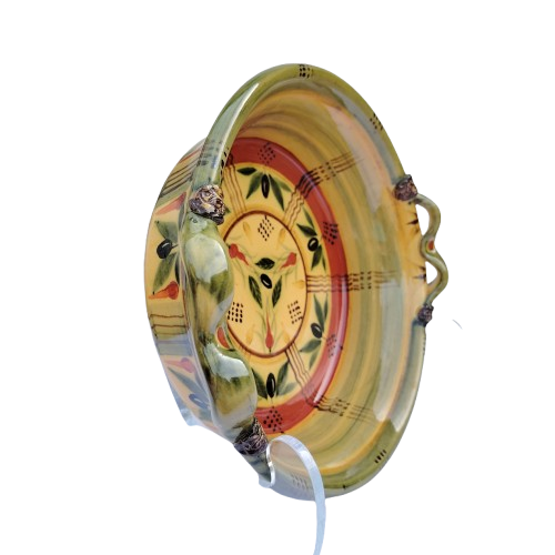 Barocco Valbonne Fait Main Serving Bowl  French Bowls  Serving Dish  Pottery