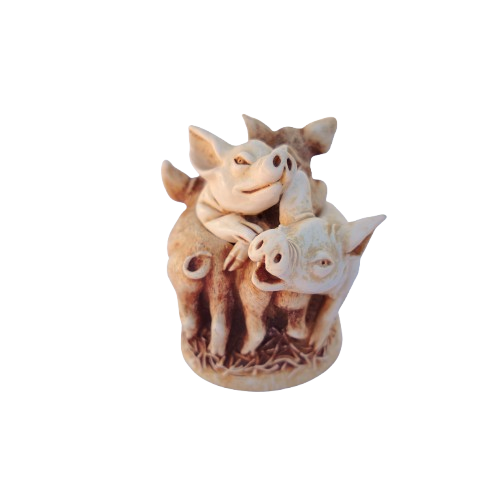 Harmony Kingdom Pig Hog Treasure Chest