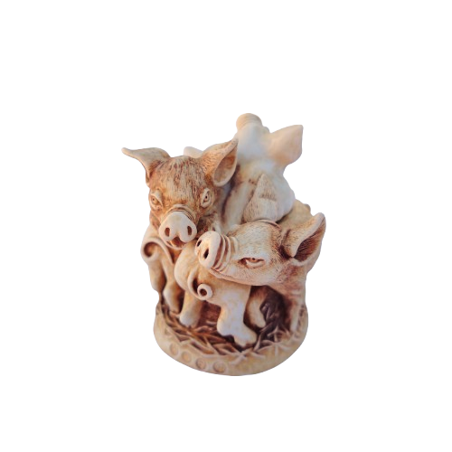 Harmony Kingdom Pig Hog Treasure Chest