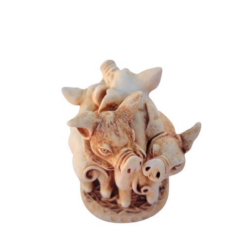 Harmony Kingdom Pig Hog Treasure Chest
