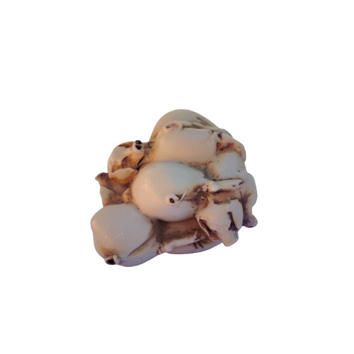 Pile of Pigs Maybe Japanese Okimono Ball