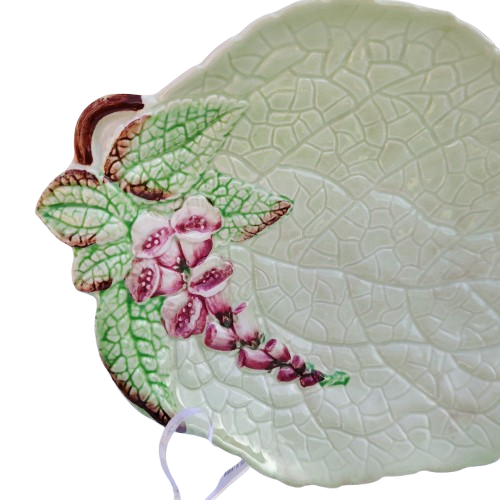 Carlton Wear Green Foxglove Leaf Dish Australian Design