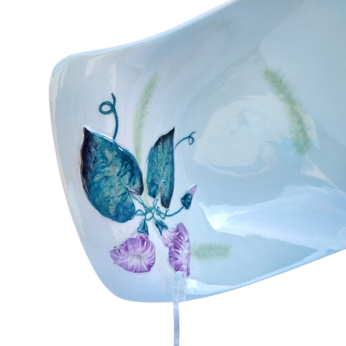 Carlton Ware Green Magnolia serving dish