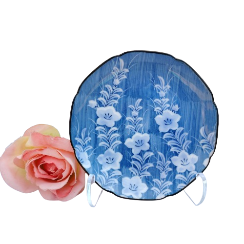 Japanese Juzan Gama Porcelain Blue and White plate