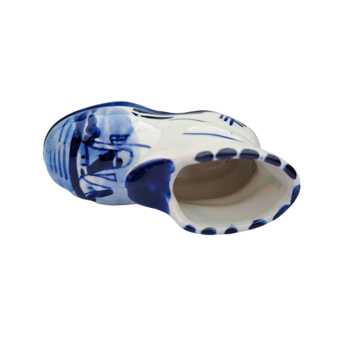 Dutch Delft Blue and White Boot