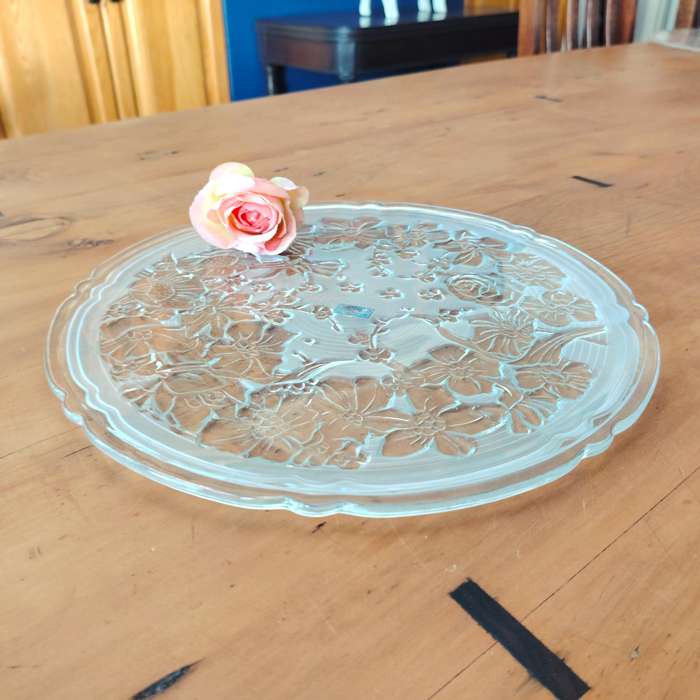 Kedaung Crystal Large Glass Serving Platter