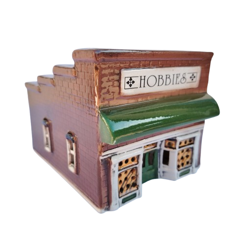 Large Ceramic House For Light Hobbies Shop 1992 #3K 879