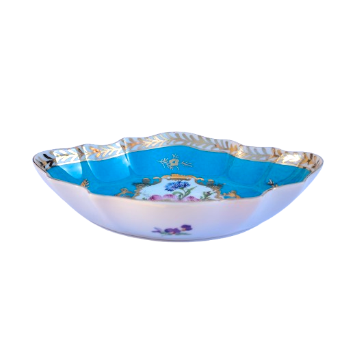 Porcelain Royale Antique Blue Glaze Bowl