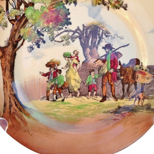 Royal Doulton English Old Scenes " The Gypsies" D 4983