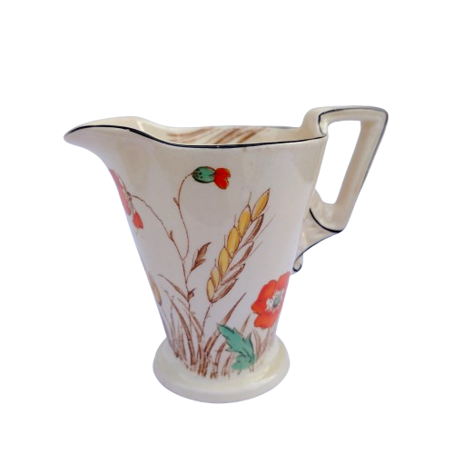 Art Deco Burleigh Ware Burgess & Leigh Wheat Tea Set