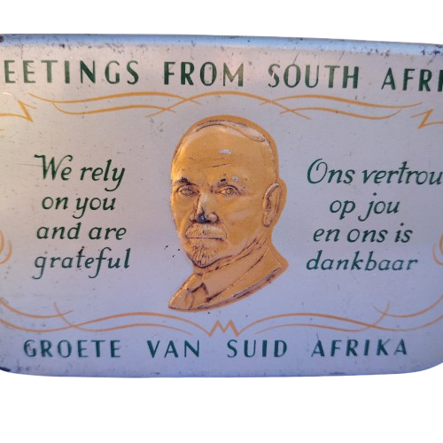 WW11 1940 Chocolate Tin The South African Gifts & Comfort Committee