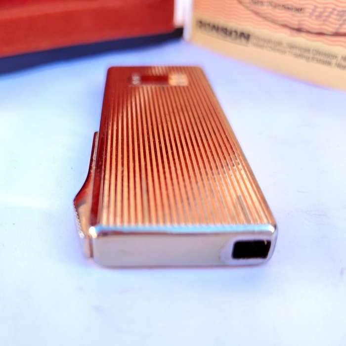 Ronson vintage gold metal Lighter 1988