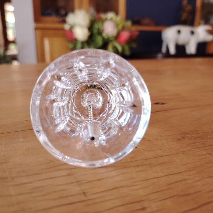 Beautiful Cut Glass Crystal Table Bell Maybe Waterford