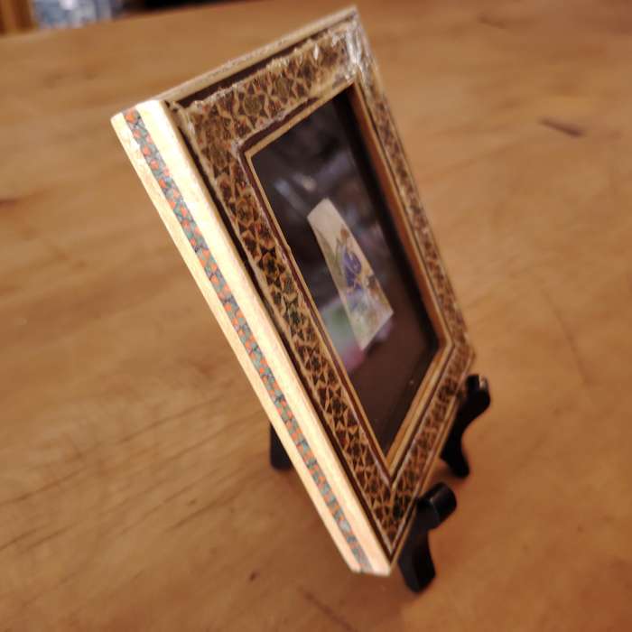 Persian Miniature work of art hand-painted by Iranian artist Hossein Fallahi