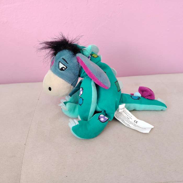 Disney Store Eeyore Dinosaur Mini Bean Bag Plush