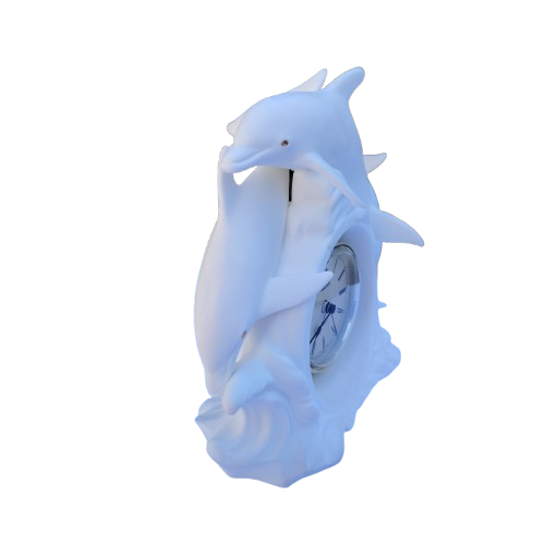 Lenox Fine Bone China The Dancing Dolphins Clock 1994