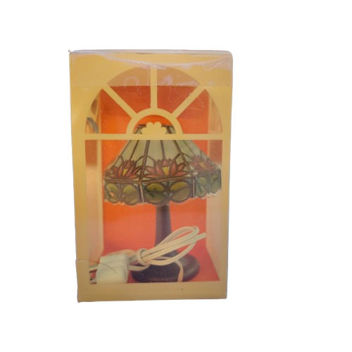 Original vintage Bodo Henning doll furniture working Tiffany lamp