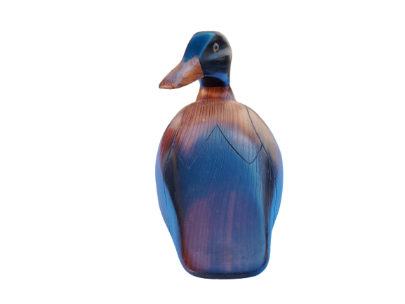 Feathers of Knysna carved and hand painted Antique Duck