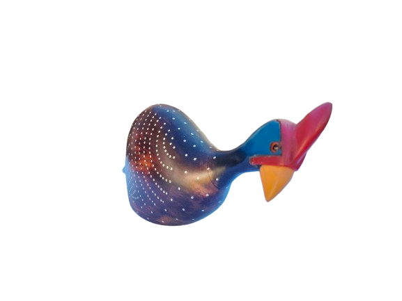 Feathers of Knysna carved and hand painted Crowned Guinea Fowl Series 1