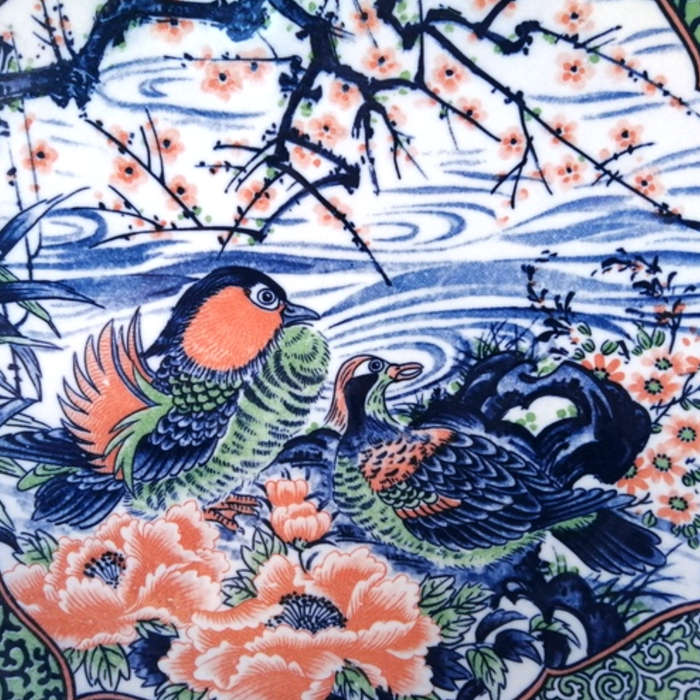 Imperial Japanese Imari Porcelain Large Round Charger Plate