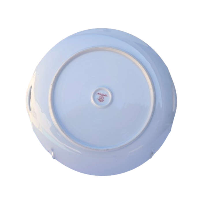Noritake Blue and Yellow Large Cake Plate