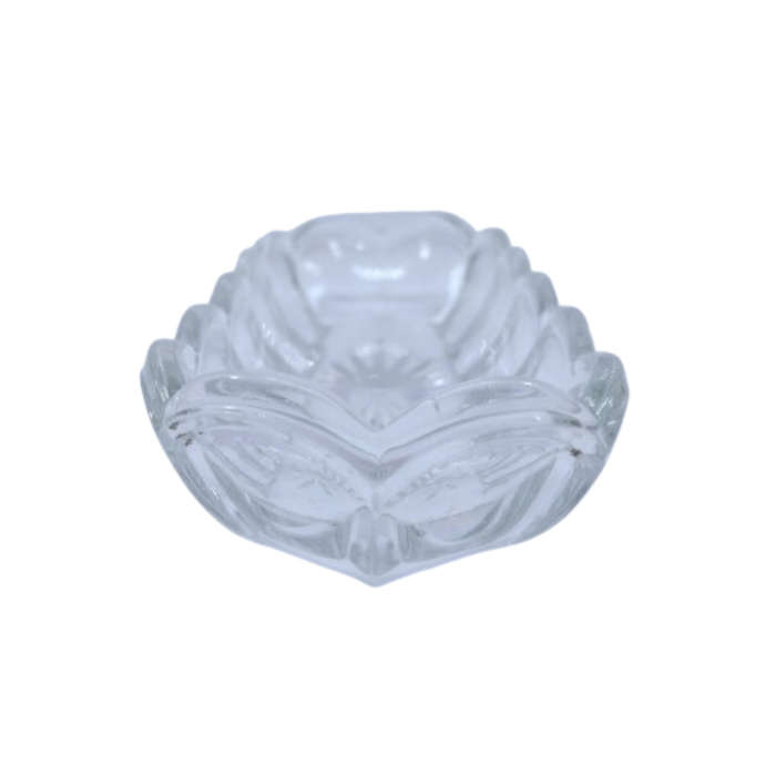 Vintage Cut Glass Crystal Serving Dish