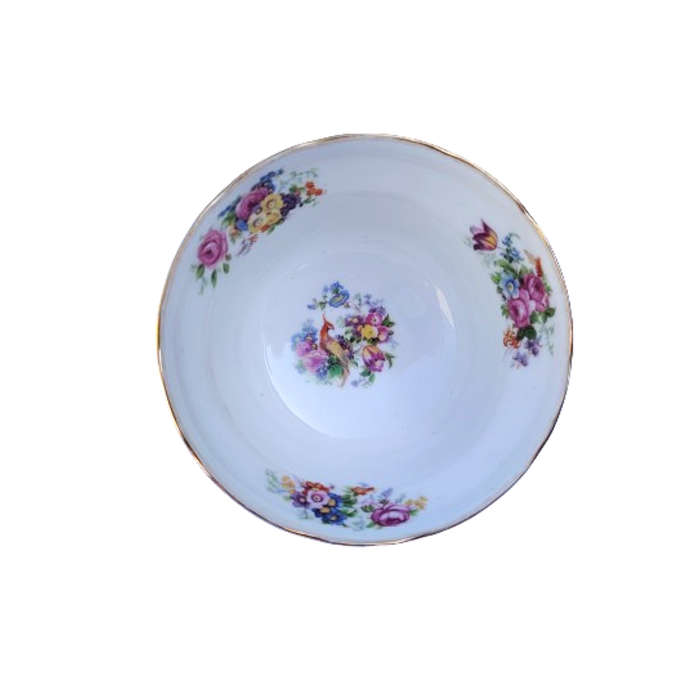 Paragon Fine Bone China Green Rockingham Sugar Bowl
