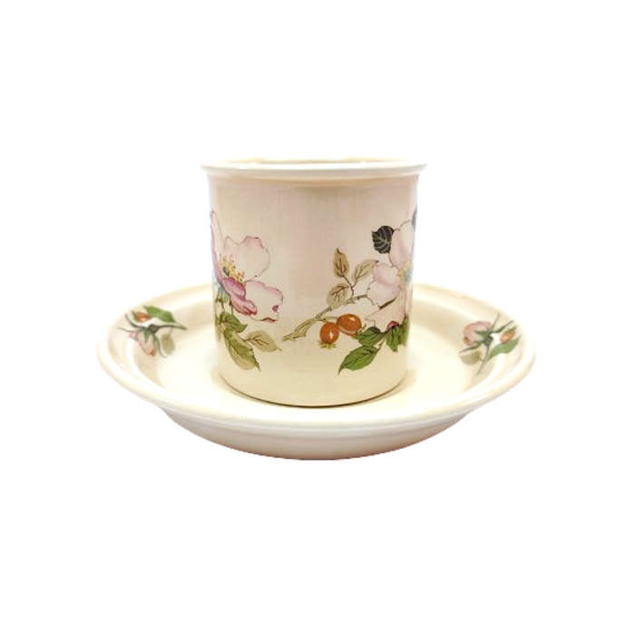 Portmeirion vintage apple blossom cup and saucer Duo