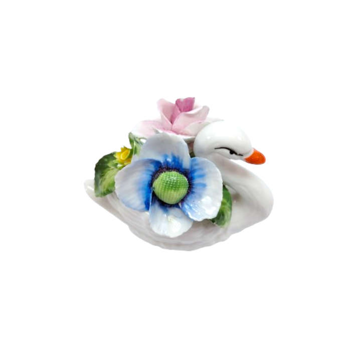 Radnor Porcelain Fine Bone China Flower Bouquet Posy Swan
