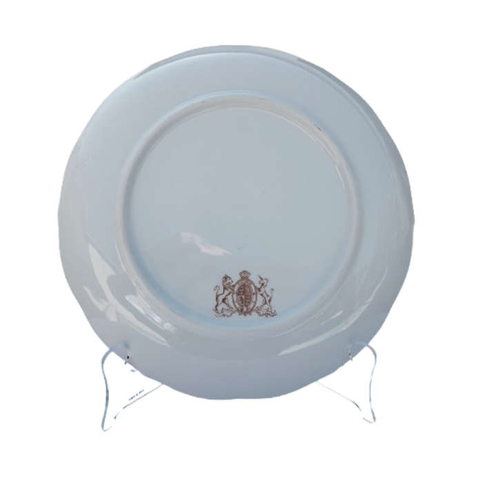 Beautiful Victoria China vintage wall plate mixed roses