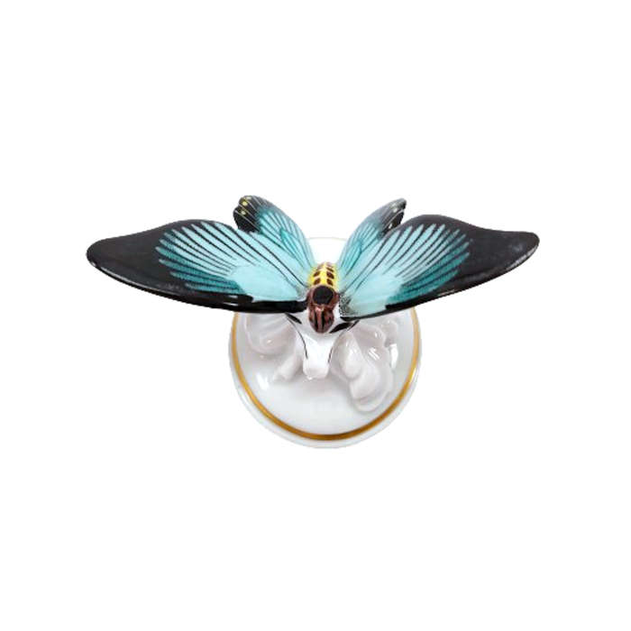 Rosenthal German bone china porcelain figurine of a Blue Butterfly.